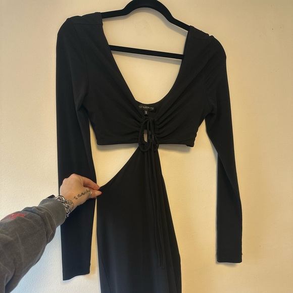 Dynamite black dress S - Picture 2 of 4